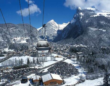 Chalets in Samoens - a charming town linking to the Grand Massif ski area