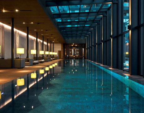Ski hotels with swimming pool - Hotel Chedi in Andermatt
