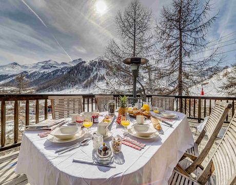 Chalets in Val d'Isere - great view from Chalet Montana