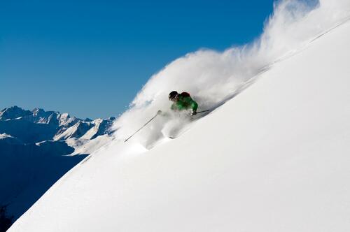 Skiing for experts in Verbier