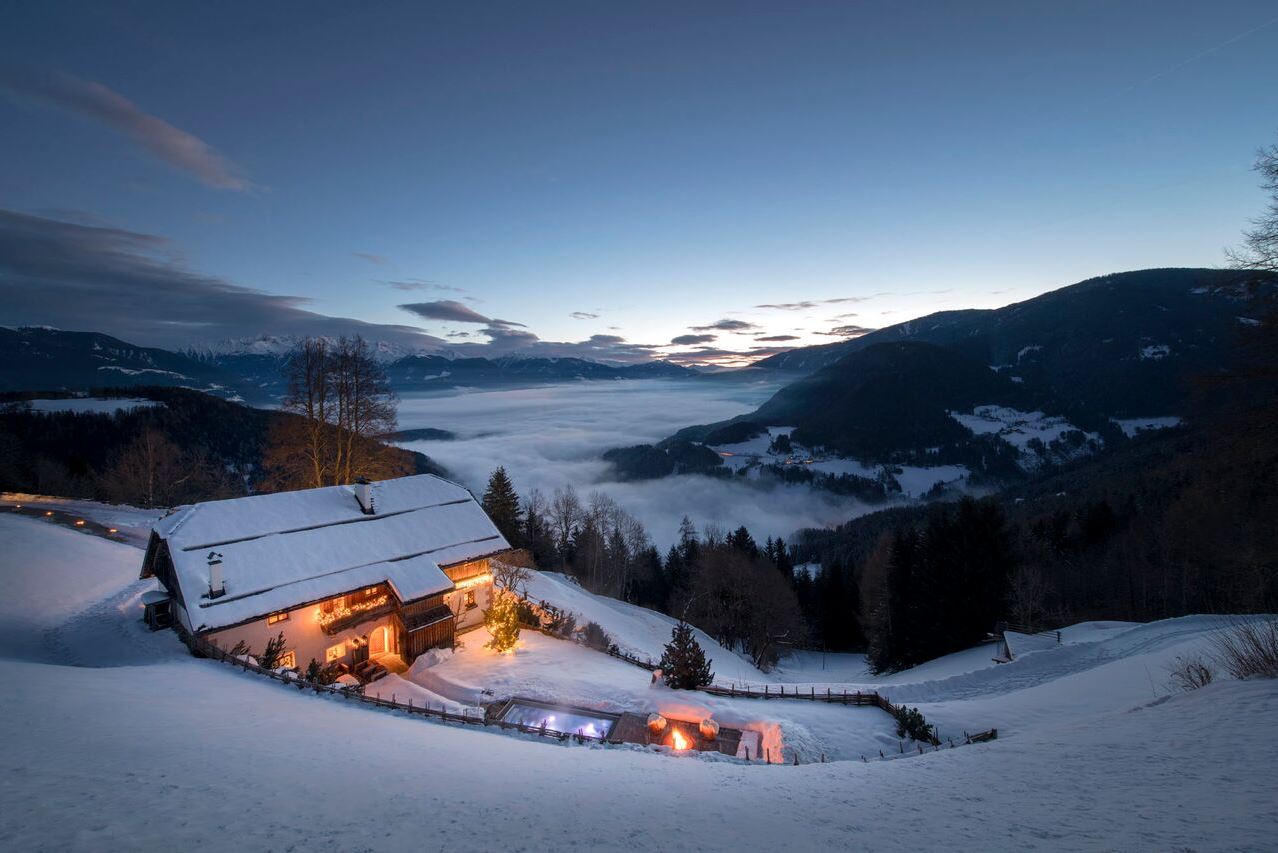 Luxury ski chalets in the Alps