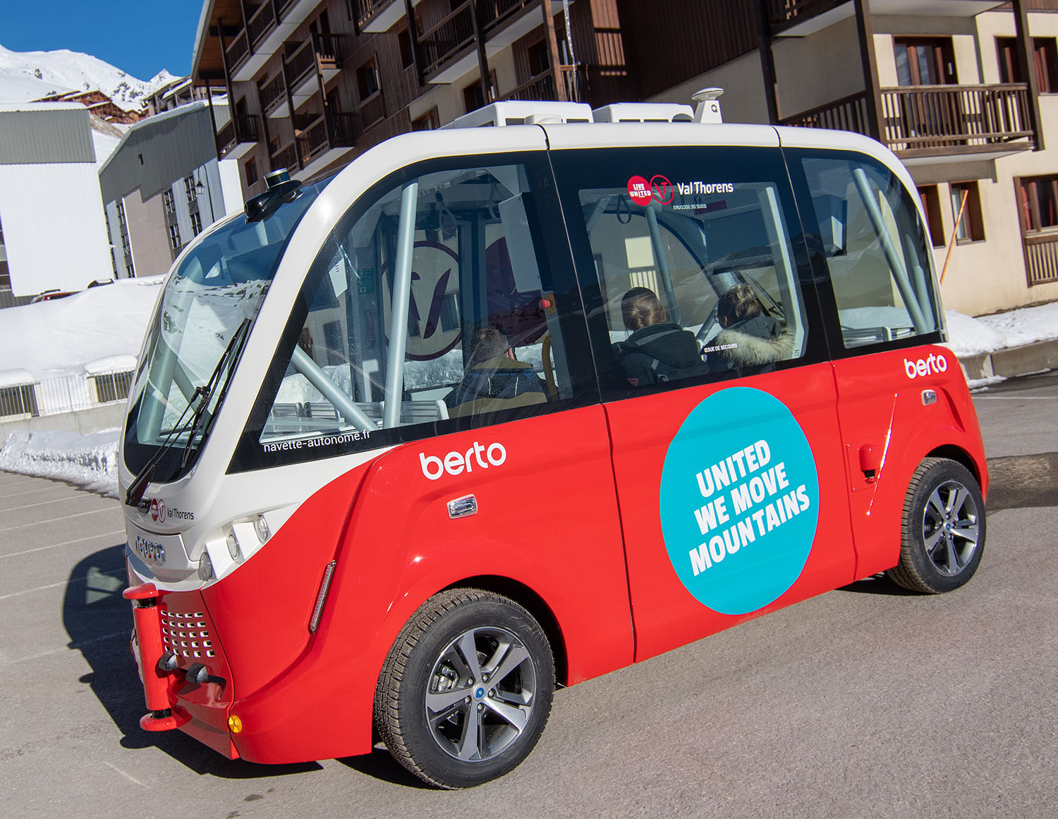 Val Thorens Self-Driving Electric Shuttle Bus