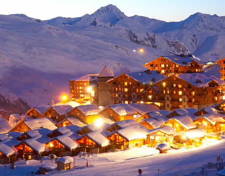 Chalets in Reberty France - a view from the slopes