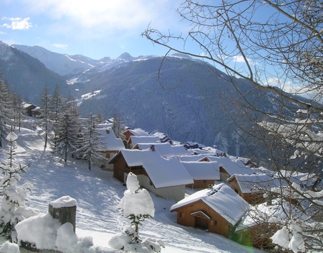Chalets in Plagne Les Coches - a pretty and quiet ski village 