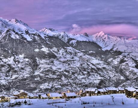 Chalets in Plagne Montalbert - a pretty resort in the Paradiski area