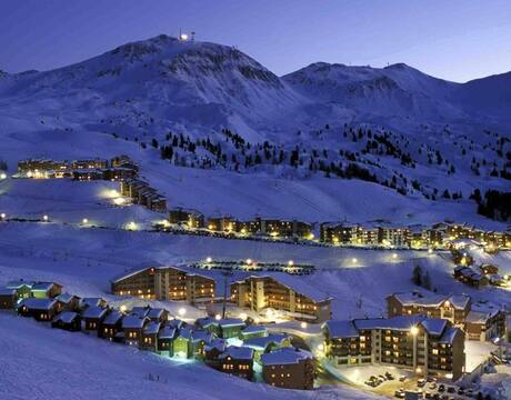 Resort La Plagne (Soleil) in France Resort La Plagne (Soleil) in France