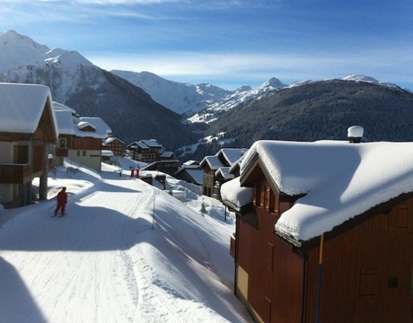 Chalets in Vallandry - offer ski in ski out access to and from the ski slopes Chalets in Vallandry - offer ski in ski out access to and from the ski slopes