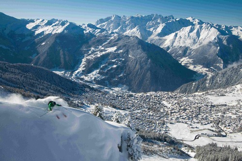 Verbier is the main resort in the 4 Valleys area