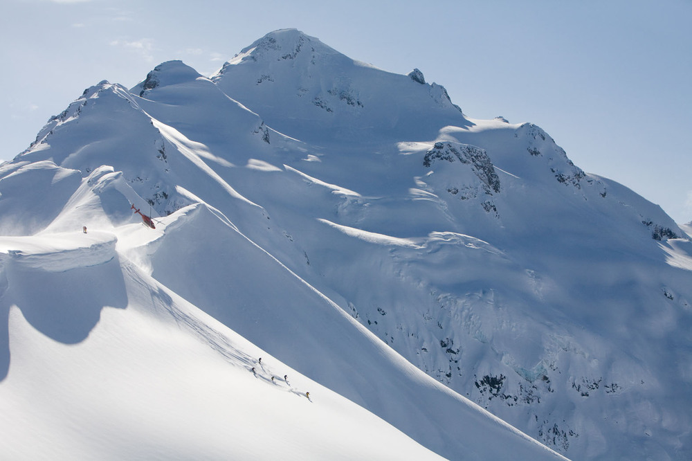 Heli skiing in Val d'Anniviers