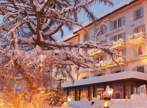 Hotel Bella Tola ski hotel in St Luc