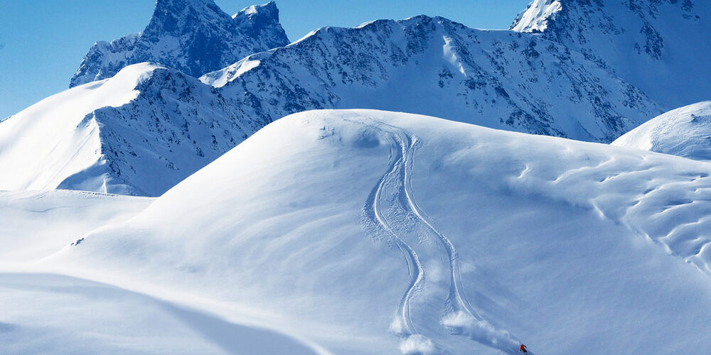 Chamonix skiers