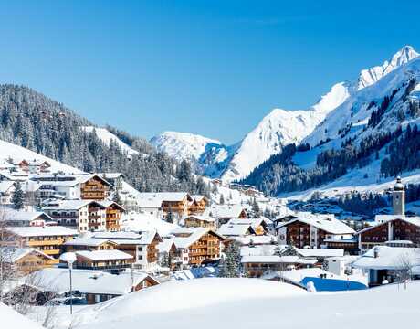Mayrhofen ski resort - view