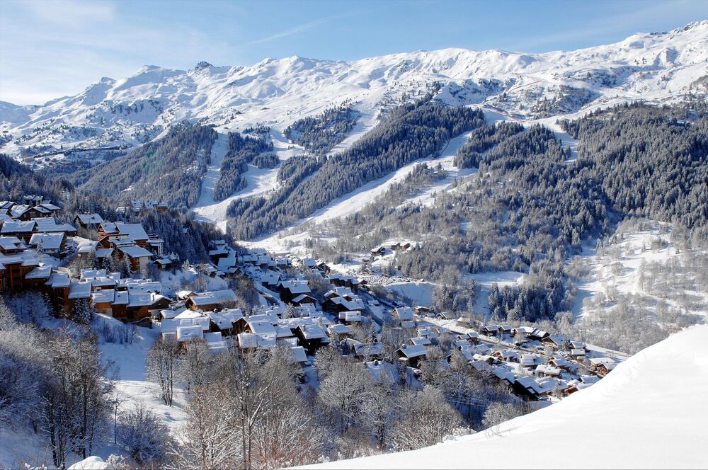 The Meribel Valley looking south south west